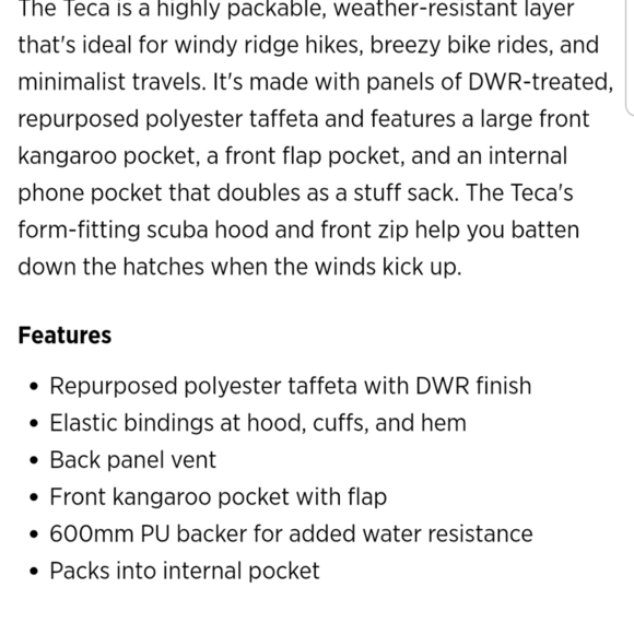 NWT cotopaxi Teca HalfZip Windbreaker-Surfs Up - Picture 14 of 14